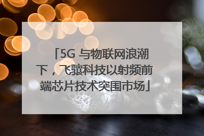 5G 与物联网浪潮下，飞骧科技以射频前端芯片技术突围市场