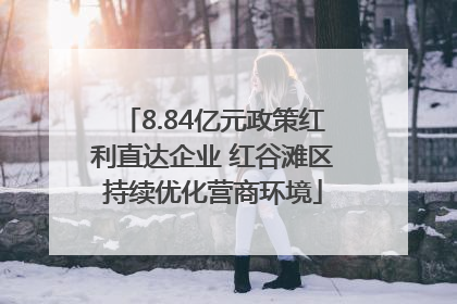 8.84亿元政策红利直达企业 红谷滩区持续优化营商环境
